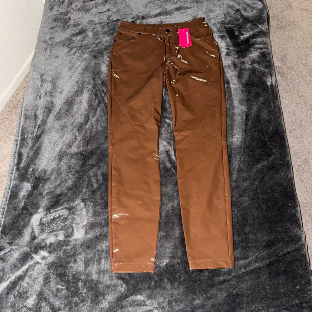Commando new with tags brown faux leather pants size small